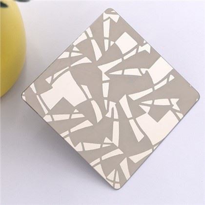 Jedkana plošča iz nerjavečega jekla